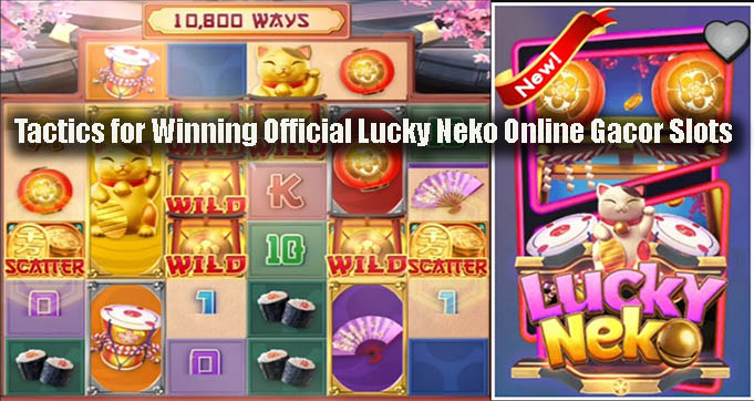 Tactics for Winning Official Lucky Neko Online Gacor Slots